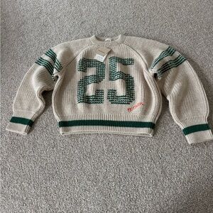 MOTHER The Fisherman Concert Alpaca Blend Sweater NWT